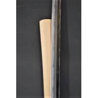 Art du Japon SHINTO KATANA YOSHISHIGE province BINGO époque fin EDO (1603- 1868) SHIRASAYA 74 cm - JAPON XIXè {PRODUCT_REFERENCE