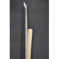 Art du Japon SHINTO KATANA YOSHISHIGE province BINGO époque fin EDO (1603- 1868) SHIRASAYA 74 cm - JAPON XIXè {PRODUCT_REFERENCE