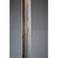 Art du Japon SHINTO KATANA YOSHISHIGE province BINGO époque fin EDO (1603- 1868) SHIRASAYA 74 cm - JAPON XIXè {PRODUCT_REFERENCE