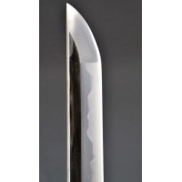 Art du Japon SHINTO KATANA YOSHISHIGE province BINGO époque fin EDO (1603- 1868) SHIRASAYA 74 cm - JAPON XIXè {PRODUCT_REFERENCE