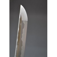 Art du Japon SHINTO KATANA YOSHISHIGE province BINGO époque fin EDO (1603- 1868) SHIRASAYA 74 cm - JAPON XIXè {PRODUCT_REFERENCE