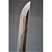 Art du Japon SHINTO KATANA YOSHISHIGE province BINGO époque fin EDO (1603- 1868) SHIRASAYA 74 cm - JAPON XIXè {PRODUCT_REFERENCE
