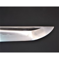 Art du Japon SHINTO KATANA YOSHISHIGE province BINGO époque fin EDO (1603- 1868) SHIRASAYA 74 cm - JAPON XIXè {PRODUCT_REFERENCE