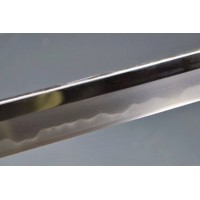 Art du Japon SHINTO KATANA YOSHISHIGE province BINGO époque fin EDO (1603- 1868) SHIRASAYA 74 cm - JAPON XIXè {PRODUCT_REFERENCE