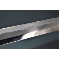 Art du Japon SHINTO KATANA YOSHISHIGE province BINGO époque fin EDO (1603- 1868) SHIRASAYA 74 cm - JAPON XIXè {PRODUCT_REFERENCE
