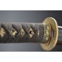Armes Blanches SHINTO WAKIZASHI OMI NO KAMI MINAMOTO HISAMICHI 1688-1716 avec Kiku Branche - JAPON EDO periode {PRODUCT_REFERENC