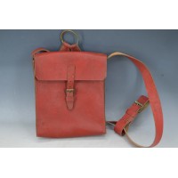 Militaria SACOCHE SPAHIS EN CUIR ROUGE COMPLET AVEC ARNACHEMENTS - France Première Guerre {PRODUCT_REFERENCE} - 9