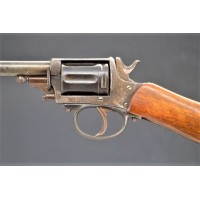 Armes de Poing RARE voir UNIQUE CARABINE REVOLVER BULL DOG 22LR par Wertz Pierre à Liège Calibre 22 LR - Belgique XIXè {PRODUCT_