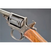 Armes de Poing RARE CARABINE REVOLVER BULL DOG 22 par Wertz Pierre à Liège Calibre 22 LR - Belgique XIXè {PRODUCT_REFERENCE} - 1
