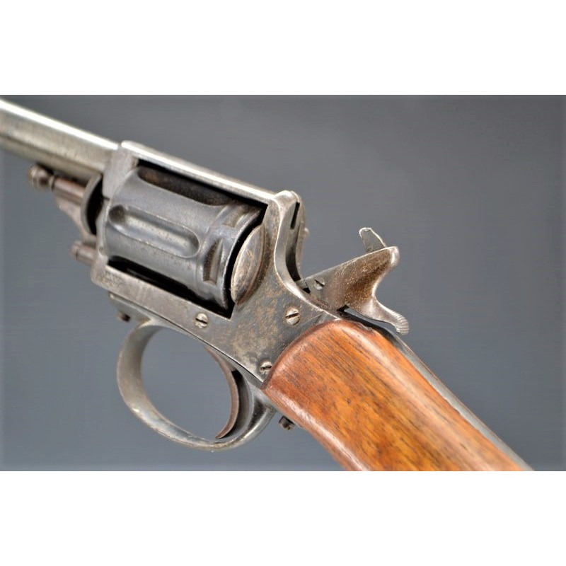 Armes Longues RARE PETITE CARABINE REVOLVER BULL DOG 22LR {PRODUCT_REFERENCE} - 12