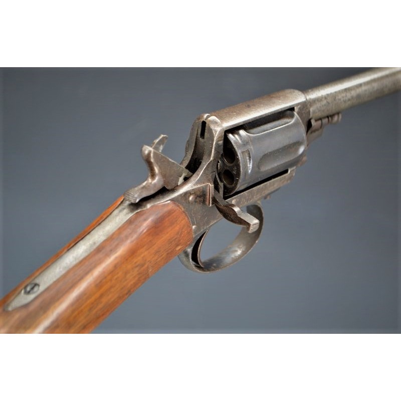 Armes Longues RARE PETITE CARABINE REVOLVER BULL DOG 22LR {PRODUCT_REFERENCE} - 13