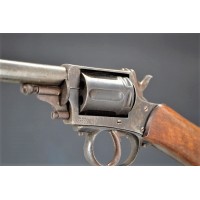 Armes de Poing RARE voir UNIQUE CARABINE REVOLVER BULL DOG 22LR par Wertz Pierre à Liège Calibre 22 LR - Belgique XIXè {PRODUCT_