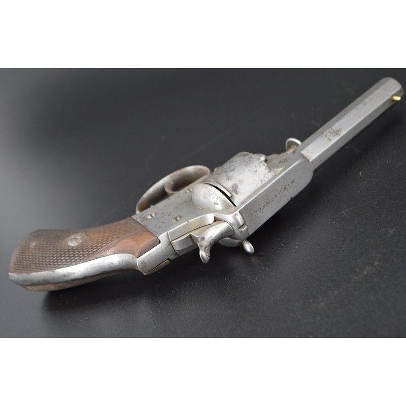 Armes de Poing REVOLVER DRESSE LALOUX + LORON + Manufacture Liège calibre 380 vers 1880 - Belgique XIXè {PRODUCT_REFERENCE} - 3