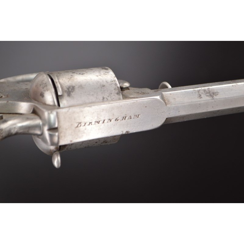 Handguns REVOLVER Dresse Laloux & Cie LORON calibre 380 vers 1880 - Belgique XIXè {PRODUCT_REFERENCE} - 4