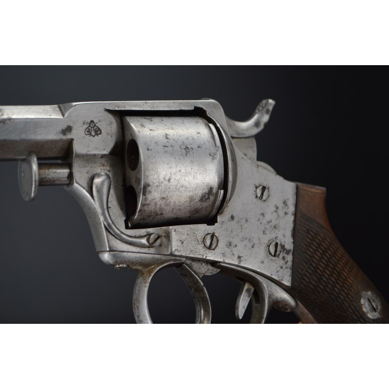 Armes de Poing REVOLVER DRESSE LALOUX + LORON + Manufacture Liège calibre 380 vers 1880 - Belgique XIXè {PRODUCT_REFERENCE} - 6