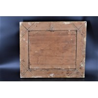Militaria A.BALQUET PAIRE TABLEAUX PEINTURES HUILE SUR BOIS SCENES MILITAIRES 1914 1915 - FRANCE XXè {PRODUCT_REFERENCE} - 15