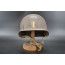 CASQUE US M1 A1 TROUPES FRANCAISES RESISTANTE VOSGES HIVER 1944 INSIGNE SECTION CIRCULATION - USA / FRANCE Seconde Guerre