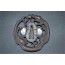 TSUBA KARAWIGATA en FER SHAKUDO et OR  DRAGON stylisé - Japon 19è