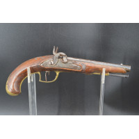Armes de Poing PISTOLET DE VENNERIE à SILEX transformé PERCUSSION par LIECHERR, INCRUSTATIOON D'ARGENT {PRODUCT_REFERENCE} - 1
