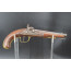 PISTOLET DE VENNERIE à SILEX transformé PERCUSSION par LIECHERR, INCRUSTATIOON D'ARGENT