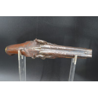 Armes de Poing PISTOLET DE VENNERIE à SILEX transformé PERCUSSION par LIECHERR, INCRUSTATIOON D'ARGENT {PRODUCT_REFERENCE} - 5