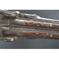 Armes de Poing PISTOLET DE VENNERIE à SILEX transformé PERCUSSION par LIECHERR, INCRUSTATIOON D'ARGENT {PRODUCT_REFERENCE} - 2