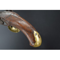 Armes de Poing PISTOLET DE VENNERIE à SILEX transformé PERCUSSION par LIECHERR, INCRUSTATIOON D'ARGENT {PRODUCT_REFERENCE} - 10
