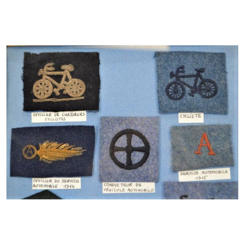 Militaria LOT INSIGNES TISSU 14 18 FRANCE PREMIERE GUERRE MONDIALE {PRODUCT_REFERENCE} - 3