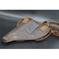 Militaria RARE HOLSTER tout Premier essai d' ETUI REVOLVER 1873 modèle 1873 à Brellage fixe - FRANCE IIIè République {PRODUCT_RE