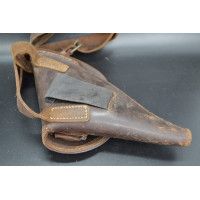 Militaria RARE HOLSTER tout Premier essai d' ETUI REVOLVER 1873 modèle 1873 à Brellage fixe - FRANCE IIIè République {PRODUCT_RE