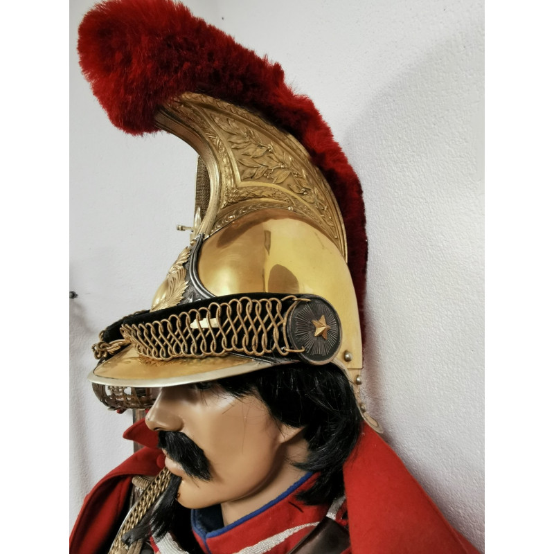 Militaria TENUE COMPLETE OFFICIER CARABINIER 1856 FRANCE SECOND EMPIRE {PRODUCT_REFERENCE} - 4
