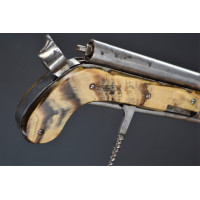 Coutellerie COUTEAU PISTOLET typique de LANGRES NOGENT à Percussion Calibre 9mm - FRANCE XIXè France {PRODUCT_REFERENCE} - 3