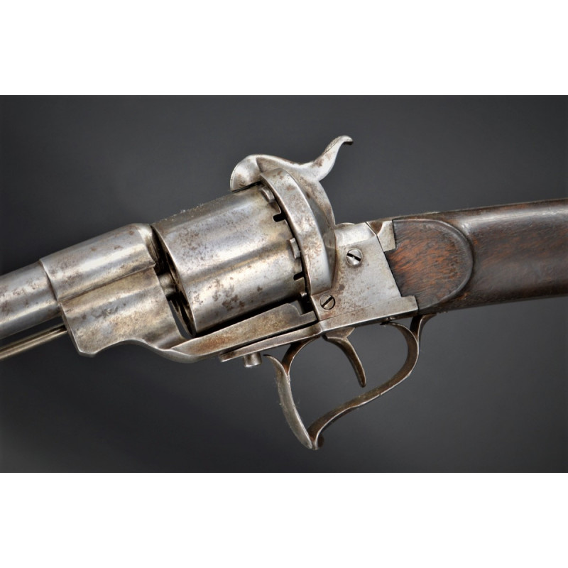 Armes Longues CARABINE REVOLVER LEFAUCHEUX modèle 1854 Calibre 12mm à BROCHE  - France XIXè {PRODUCT_REFERENCE} - 16