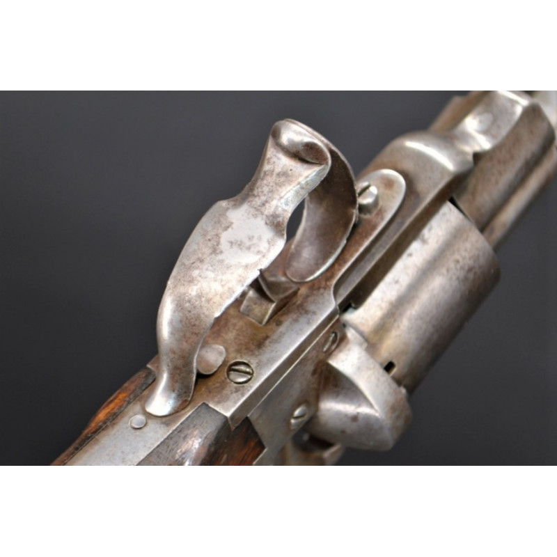 Armes Longues CARABINE REVOLVER LEFAUCHEUX modèle 1854 Calibre 12mm à BROCHE  - France XIXè {PRODUCT_REFERENCE} - 25