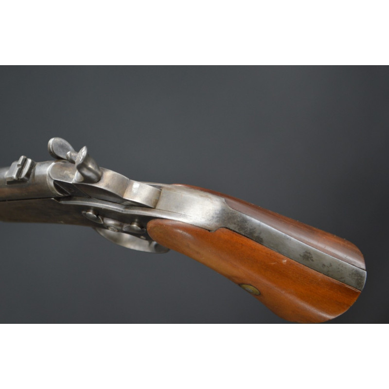 Handguns PISTOLET DE TIR CALIBRE 6MM ANNULAIRE SYSTEME ROLLING BLOCK - Belgique XIXè {PRODUCT_REFERENCE} - 10