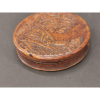 ANTIQUITES TAABTIERE EN BOIS COMPRESSE SCULPTEE DE FAIT HISTORIQUE  - FRANCE XIXè {PRODUCT_REFERENCE} - 3
