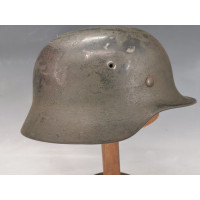 Militaria CASQUE ALLEMAND LUFTWAFFE MODELE 40 CAMOUFLAGE FELDGRAU - Allemagne seconde guerre mondiale {PRODUCT_REFERENCE} - 3
