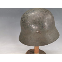 Militaria CASQUE ALLEMAND LUFTWAFFE MODELE 40 CAMMOUFLAGE FELDGRAU - Allemagne seconde guerre mondiale {PRODUCT_REFERENCE} - 4