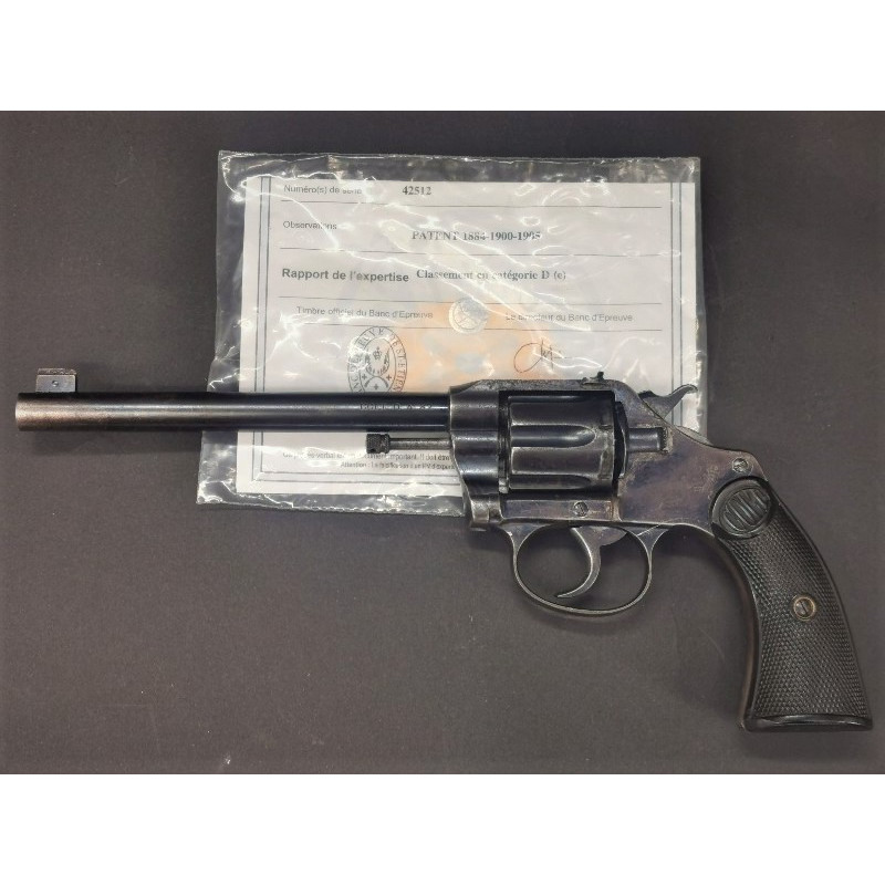 Handguns REVOLVER 1898 TARGET COLT NEW POLICE 6 POUCES Calibre 32 Smith & Wesson long de 1907 - US XIXè {PRODUCT_REFERENCE} - 1