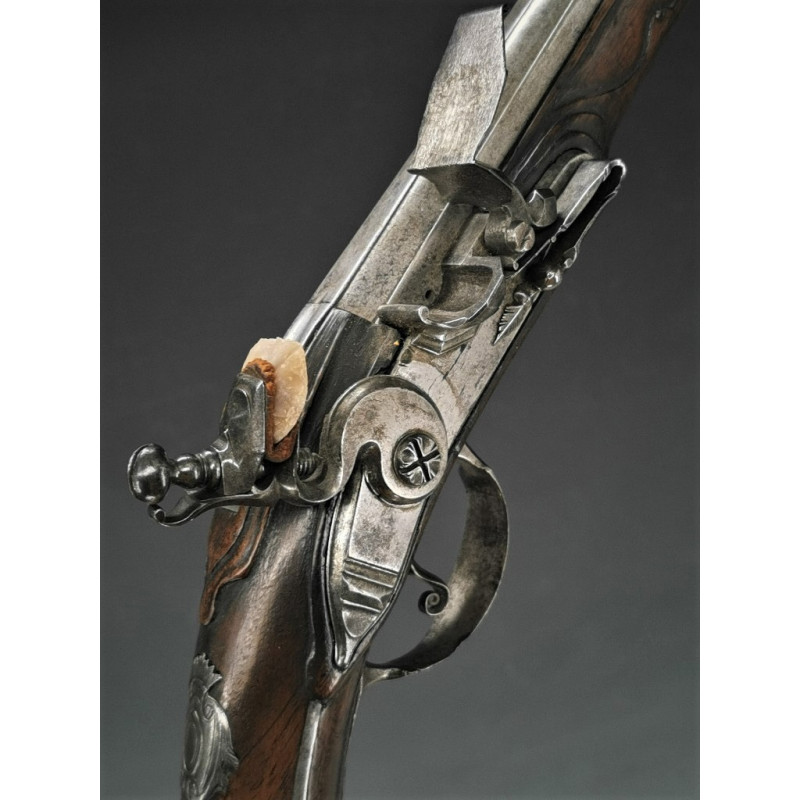 Armes de Poing PISTOLET D' ARCON à SILEX aMSTERDAM ou UTRECH vers 1680 1690 - PAYS BAS WVIIè {PRODUCT_REFERENCE} - 8