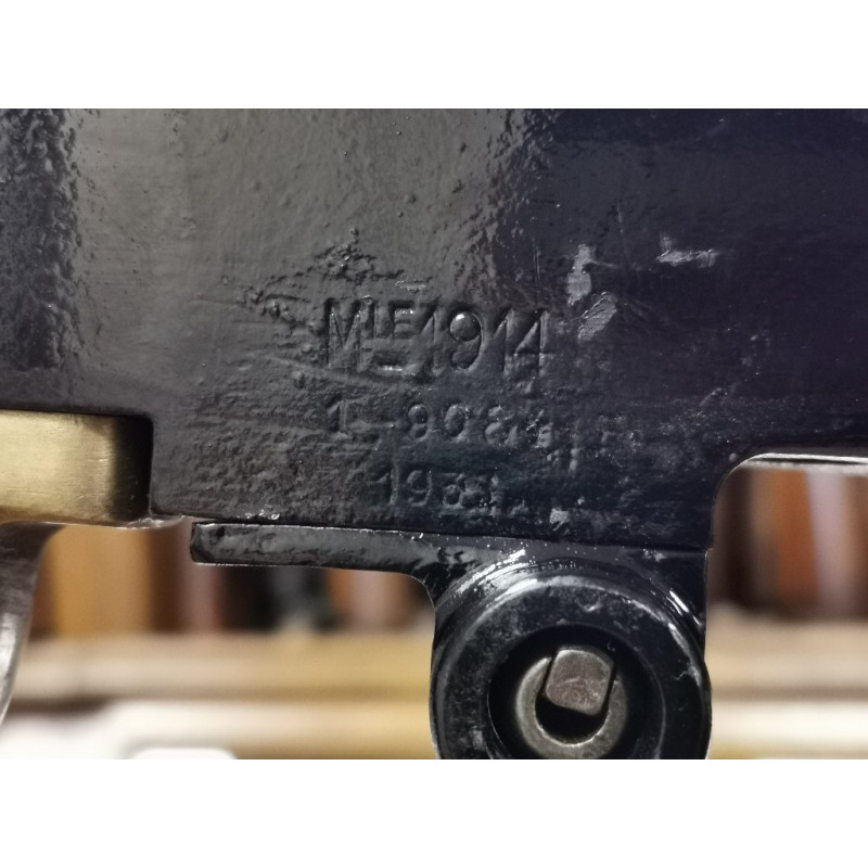 Armes Neutralisées  MITRAILLEUSE HOTCHKISS  modèle 1914 datée 1936 calibre 8x51R NEUTRA DECO Culasse manoeuvrable - FRANCE WW1 {