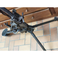 Armes Neutralisées  MITRAILLEUSE HOTCHKISS  modèle 1914 datée 1936 calibre 8x51R NEUTRA DECO Culasse manoeuvrable - FRANCE WW1 {