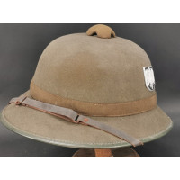 Militaria CASQUE TROPICAL M42 GERMAN HEER SUD FRONT AFRIKA KORPS 1942 - Allemange WW2 {PRODUCT_REFERENCE} - 2