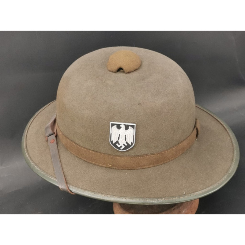 Militaria CASQUE TROPICAL M42 GERMAN HEER SUD FRONT AFRIKA CORPS 1942 - Allemange WW2 {PRODUCT_REFERENCE} - 3