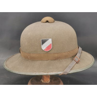 Militaria CASQUE TROPICAL M42 GERMAN HEER SUD FRONT AFRIKA CORPS 1942 - Allemange WW2 {PRODUCT_REFERENCE} - 6