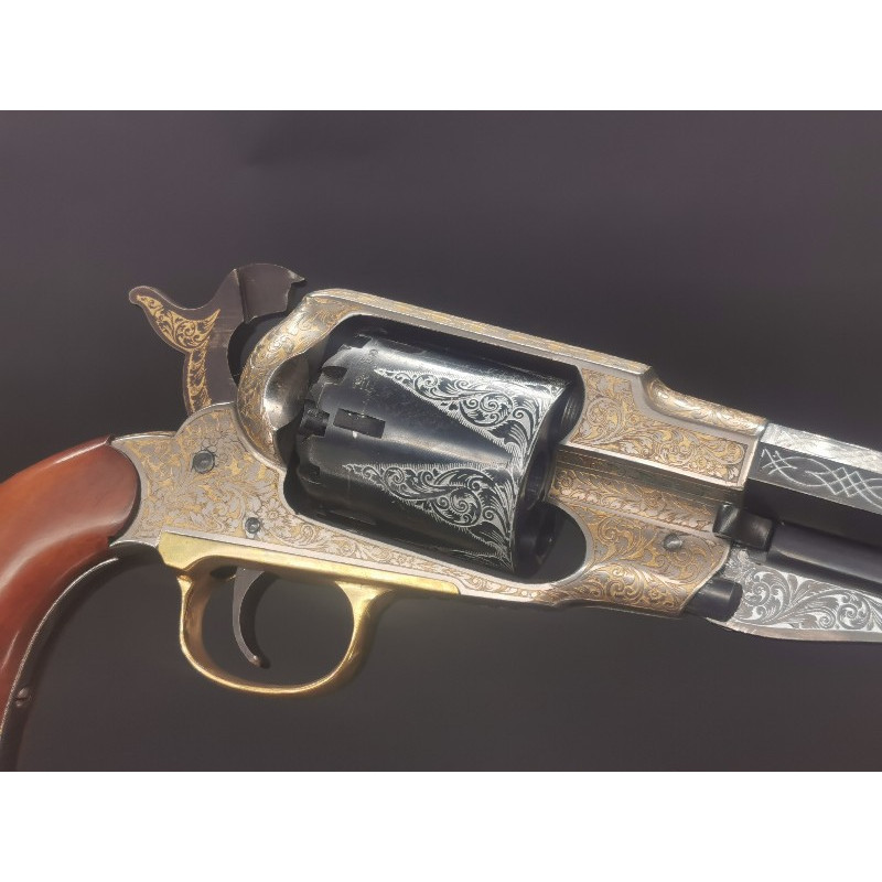 Handguns REVOLVER REMINGTON 1858 par PIETTA Calibre 44 à percussion - Italie XXè {PRODUCT_REFERENCE} - 11