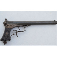 Armes de Poing RARE PISTOLET DELVIGNE Calibre 6mm Flobert type Renaissance vers 1870  - France XIXè {PRODUCT_REFERENCE} - 1