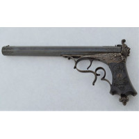 Armes de Poing RARISSIME PISTOLET DELVIGNE Calibre 6mm Flobert type Renaissance vers 1870  - France XIXè {PRODUCT_REFERENCE} - 2