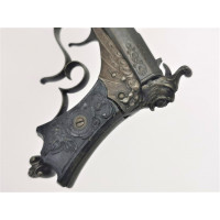 Armes de Poing RARISSIME PISTOLET DELVIGNE Calibre 6mm Flobert type Renaissance vers 1870  - France XIXè {PRODUCT_REFERENCE} - 5