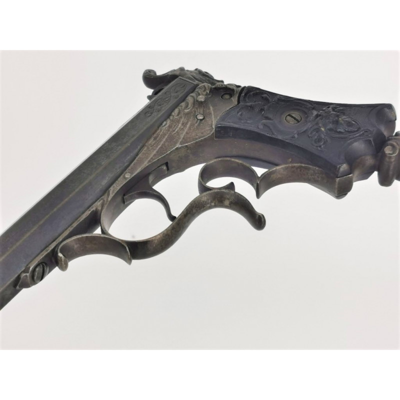 Handguns PISTOLET DELVIGNE 6mm flobert type Renaissance - France XIXè {PRODUCT_REFERENCE} - 13
